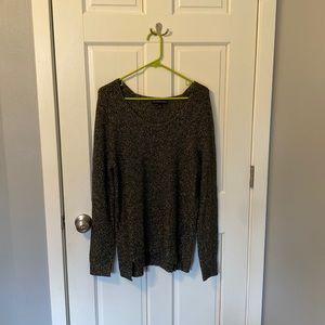 Rock and Republic gold and black shimmery sweater